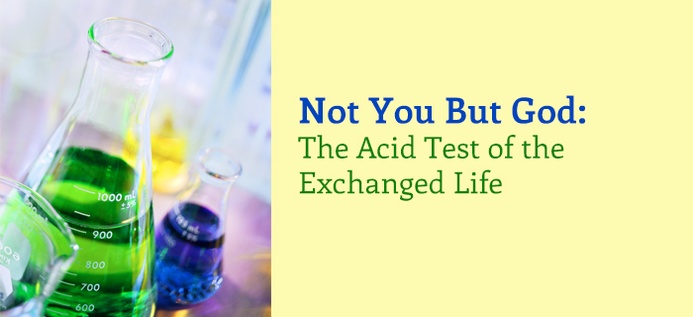 Not You But God: The Acid Test Of The Exchanged Life poster