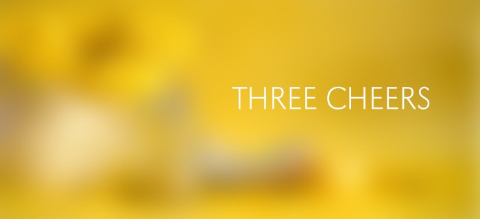 Three Cheers poster