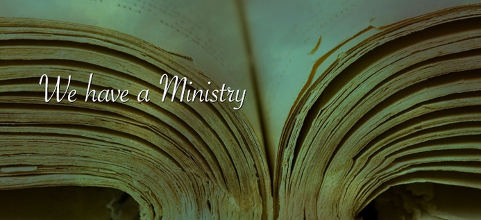 We Have A Ministry poster