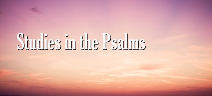 Studies In The Psalms poster