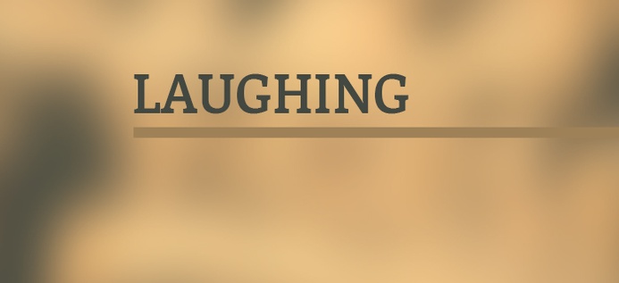 Laughing poster