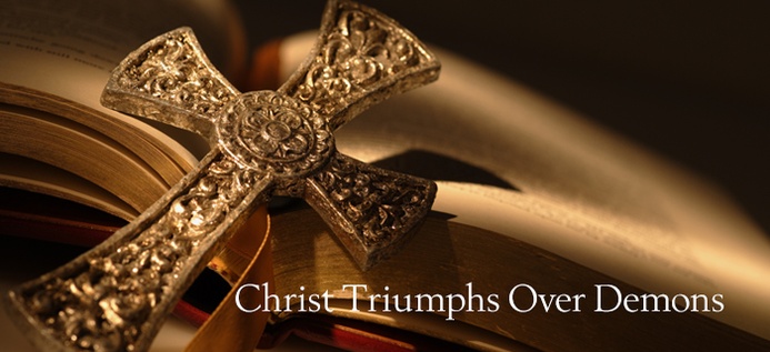 Christ Triumphs Over Demons poster