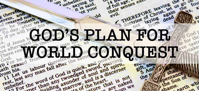 God's Plan For World Conquest poster