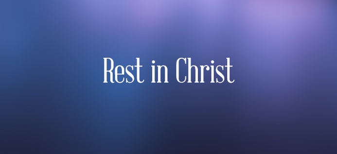 Rest In Christ poster