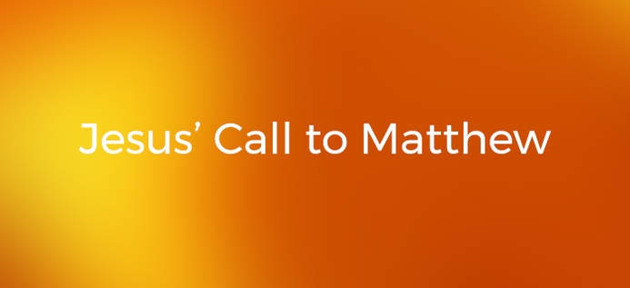 Jesus' Call To Matthew poster