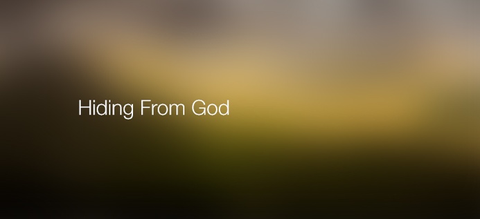 Hiding From God poster
