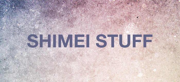 Shimei Stuff poster