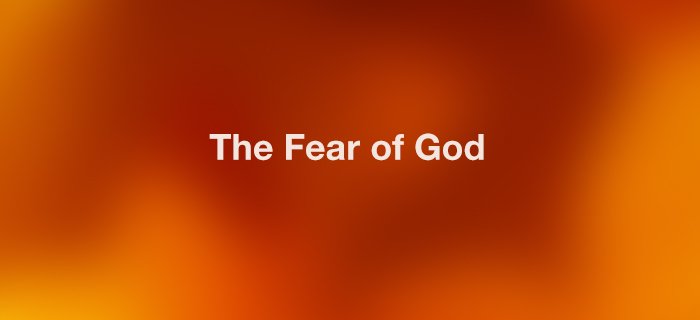 The Fear Of God poster