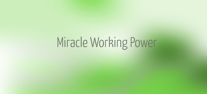 Miracle Working Power poster