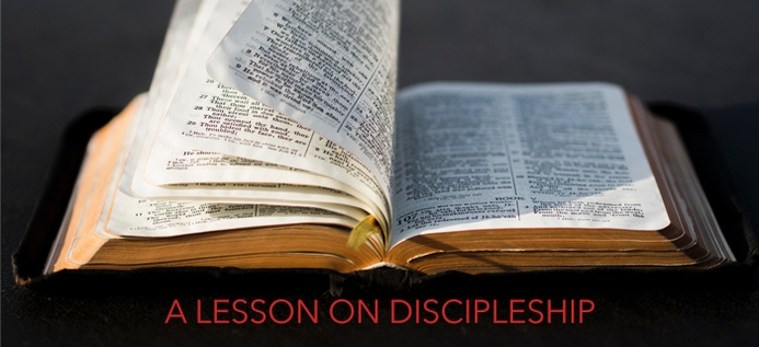A Lesson On Discipleship poster