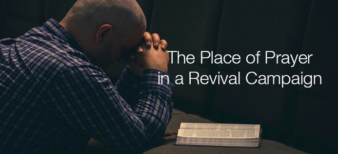 The Place Of Prayer In A Revival Campaign poster