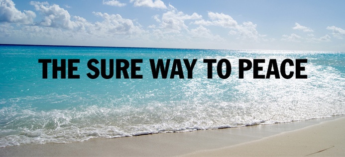 The Sure Way To Peace poster