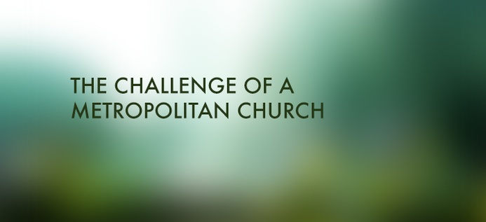 The Challenge Of A Metropolitan Church poster