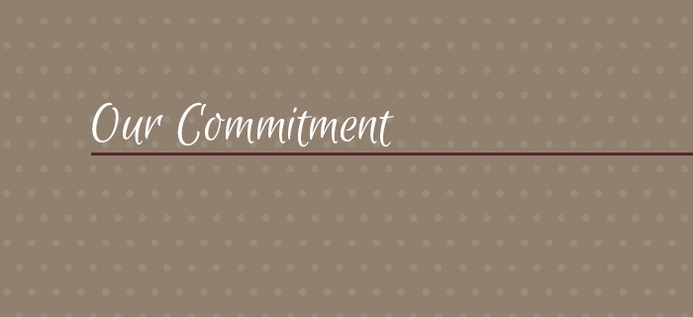 Our Commitment poster