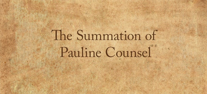 The Summation Of Pauline Counsel poster