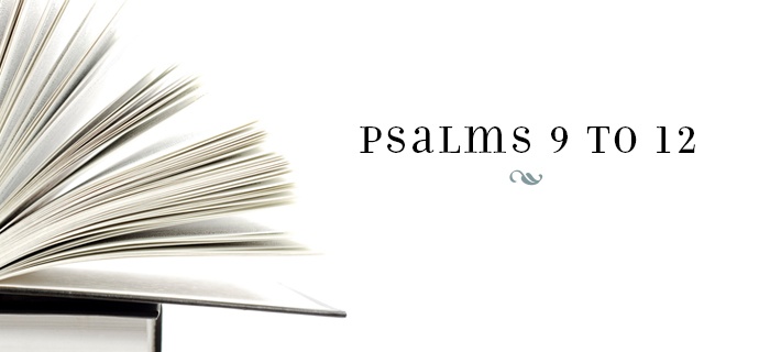 Psalms 9 To 12 poster