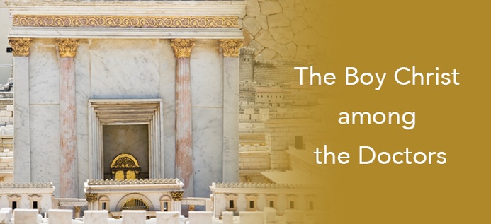 The Boy Christ Among The Doctors poster