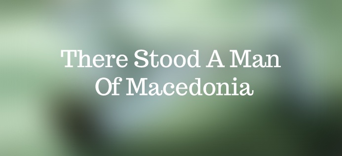 There Stood A Man Of Macedonia poster