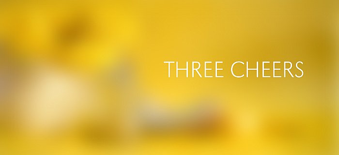 Three Cheers poster