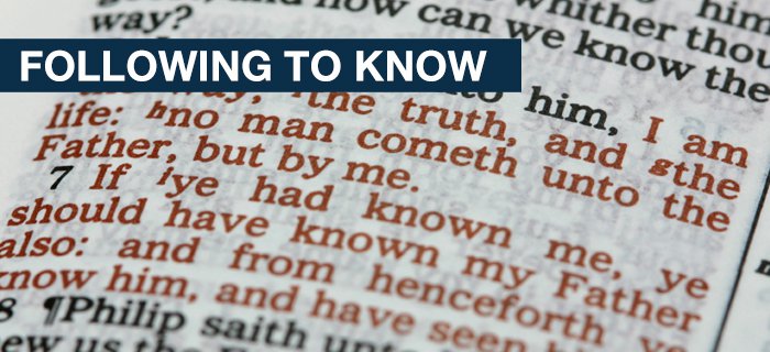 Following To Know poster