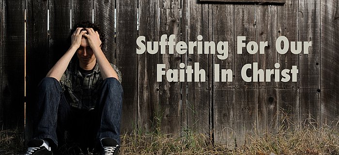 Suffering For Our Faith In Christ poster