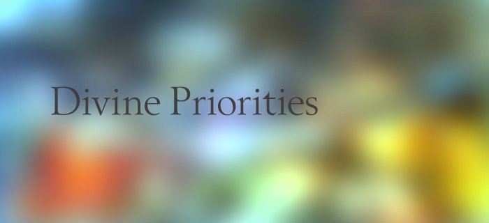 Divine Priorities poster
